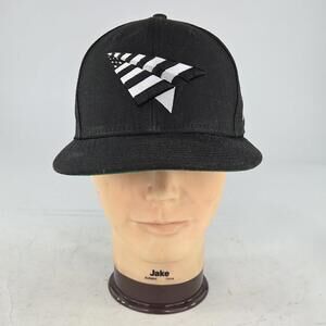 Paper Planes The Original Crown Old School Adjustable Snapback Black New Era Hat